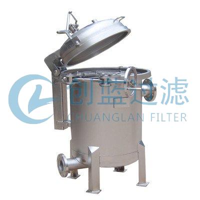 不銹鋼袋式過濾器，又稱保安過濾器的結構介紹(圖1)